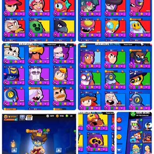 80k+ TROPHIES|58 BRAWLERS MAXED|42 HYPERCHARGED|300+ SKINS|RARE SKINS|ANTIVIRUS SKIN|SHELLY|400+ PLAYER ICONS|CHEAP PRIC - Image 3