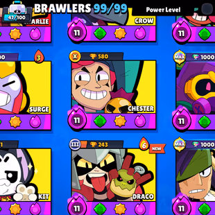 BEST OFFER 🎄 63K TROPHY - 300X SKINS 🎄 99/99 BRAWLER | 54X MAX | 45X HYPER | 20-GEMS | DELIVERY INSTANTLY  - Image 8