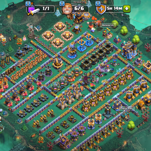 Th18 | Hero-90-96-80-42-15 | [Blacksmith [9-Epic Almost Max] | Defence Almost Max | XP-243 | NC-Yes | BEST-DEAL - Image 1