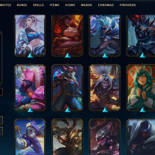 SEVER [ LAS ] -302 LVL  - LAST GOLD  - 114 SKINS - FULL CHAMP [ 1389 BE - 19 RP ] - FULL ACCESS  - Image 5