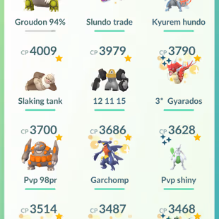 Level 60 Shundo Kyogre | Many shiny Legendary | Shiny Mewtwo  - Image 2