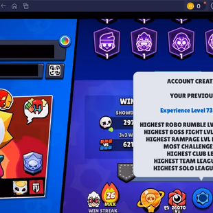 RARE MATCHERINO PIN | 373 SKINS | 63.700 TROPHY | 100 BRAWLERS | 37 HYPERCHARGED | 40 MAXED BRAWLERS | 30 PRESTIGE - Image 7