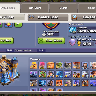 FT- RARE TH18 MAXED !! HERO 105-105-80-55 !! ALL RARE EQUIPMENT  MAXED LEVEL !! NC 500 !! WAR CANARY !! FAST DELIVERY  - Image 6