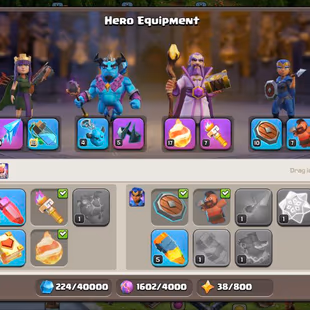 🌲[ TH-15 - 5 STARS TOWN HALL ]🌲S.BALL [20] - FIREBALL [20] - NICE EQUIPMENT || HEROS: 58-60-10-30-17 || RENAME FREE - Image 6