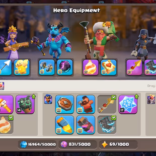 🔥TH 18 ALMOST MAX🔥31750 GEMS-XP 278-HERO MAX-5 EPIC EQUIPMENT MAX ALL OTHER 20-HIGH DEFENSE-NC YES-BEST DEAL - Image 6