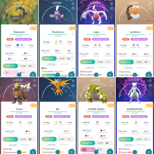 312 LEGENDARY [] 22x SHINY LEGENDARY [] Shiny Mewtwo DIALGA MOLTRES ARTICUNO RAYQUAZA [] 192 SHINY - Image 3