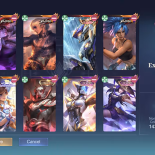 🔥[349 SKINS]🔥[8/8 EXQUISITE | 8/8 GRAND | 57/57 DELUXE | NARUTO | KOF | TRANSFORMERS | ZODIAC | PRIME | MYTHIC ACC - Image 3