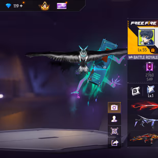 X210|Lvl 55|30 CHARACTER|77 COSTUME|153 WEAPON(9 EVO+23 MYTHIC)|M1014 Scorpio Lv.4|Ak47 Blue Draco Lv.3|Scar Megalodon L - Image 2