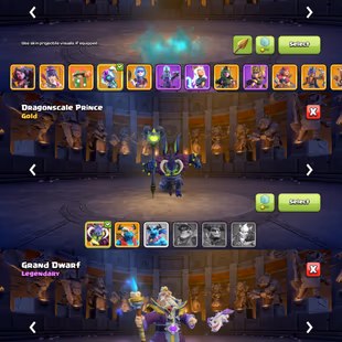 XP 242 | TH18 FULL MAX ALL HEROES | 46 SKINS | NICE EQUIPMENT | 10 SCENERY | 8 MAX EPIC |FULL MAX BUILDER BASE - Image 7
