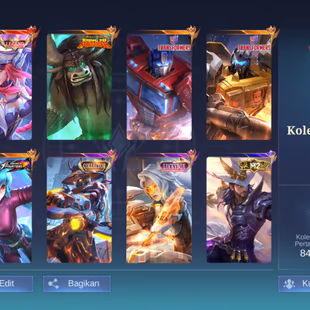 EC129|LV 72|HERO 129|SKIN 307|EXALTED V|ALL EMBLEM MAX|FREYA LEGEND|2 KOF (KARINA,AURORA)|2 TRANSFORMERS (JOHNSON,ROGER) - Image 1