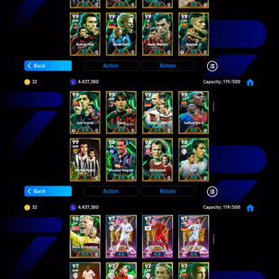 MSN X Rummenigge X Eto o X Rooney |Messi 108🔥K H Rummenigge 105🔥Samuel Eto o106| Wayne Rooney 107 |Rio Ferdinand 10 - Image 3