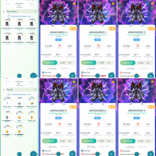 97x MEDALS 🔥 954x SHINY 💎 1168 LEGENDARY [] 6x ARMOURED MEWTWO [] ALL CLONES [] APEX LUGIA [] 104 SHINY LEGENDARY - Image 8