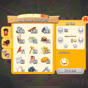 🔥LEVEL 158 💎 DIAMONDS 1531 [] BARN 10050 [] SILO 4550 [] VOUCHERS 3368 [] COINS 6.5 M [] MAINLAND UNLOCKED - Image 7