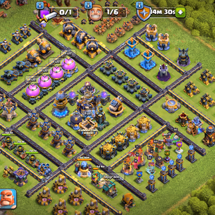 NEW UPDATE DEFENCE MAX [TH18] ALMOST MAX || HERO 105-105-64-80-55-17 || SOLID EPIC EQUIPMENT || HIGH PROFILE || CHEAPEST - Image 1