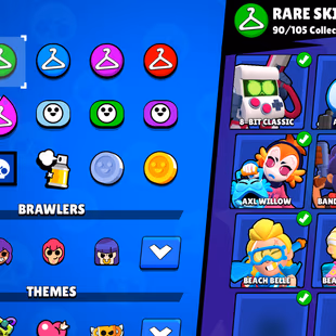 BEST DEAL 🔥| 394 Skins |92k 🏆 | 99 Brawler  | 83 power 11 | 70 hyper | IOS and Android | Full Access | Insta - Image 6