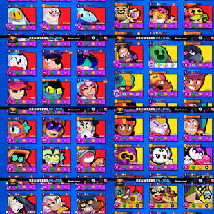 100k ALL TIME BEST TROPHY 🌟 92k TROPHIES🌟93 MAX POWER BRAWLER | 99 BRAWLER UNLOCK | 89 HYPERCHARGE | 496 SKIN - Image 5