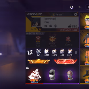 X133|Lvl 58|60 CHARACTER|6 NARUTO BUNDLE(NARUTO,SASUKE,KAKASHI,JIRAIYA)|28 VEHICLE|180 WEAPON(1 ARTIFACT+31 MYTHIC)|SNAK - Image 4