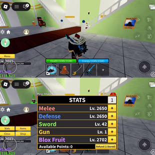 iOS/Android - Global - Level 2681 - Money 338K - Swords 14 - Guns 6 - Fruits 13 - Code986 - Image 1