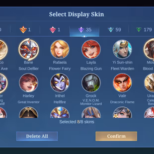 MLBB | Nightmaree | LVL 99 | M4 PRIME BEATRIX | SELENA VIRUS | PEGASUS SEIYA BASIC BADANG | HERO 132 | SKINS 288 | MX EM - Image 6
