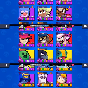 72K TROPHY|100 GEMS|⚡49 MAX POWER|🔥34 HYPERCHARGE|330 SKINS|104 EPIC SKINS|89 SUPER RARE|95 RARE SKINS|ANGEL MAX|AEB| - Image 6