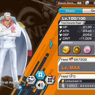 [4130][IOS+ANDROID] 16 EX META - 71 HB - Light Luffy + Kizaru + Kuzan + Shanks + Yamato + Kaido + Lucci + Roger + Sabo  - Image 8