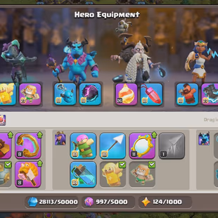 🔥[ TH-18 NEAR MAX ]🔥WALLS MAX || HEROS: BK 93 AQ 100 MP 72 GW 80 RC 55 DD 8 || SB 27 AF 27 EB 27 FB 26 GG 20 || B.BASE - Image 6