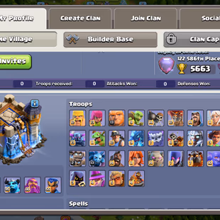 RARE🔥XP 246!TH 18  MAX🔥BOTH GUARDIAN MAX!7 EPIC MAX!HEROS:105-105-95-80-55!WALL MAX!DEFANCE MAX!VERY STRONG TROOPS! - Image 3