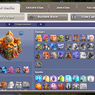 TH 16 NEAR MAX || 48-70-6-43-16 HEROS || 11K GEMS - 909 MADELS || NAME CHNAGE FREE || 6xEPICS - Image 3