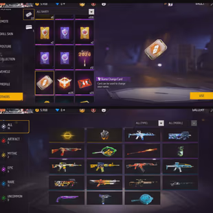 Free fire MENA server//2 TIME CS HEROIC//1 TIME BR HEROIC//STILL HEROIC CS//GOOD COLLECTION//NAME CHANGE CARD AVAILABLE - Image 3