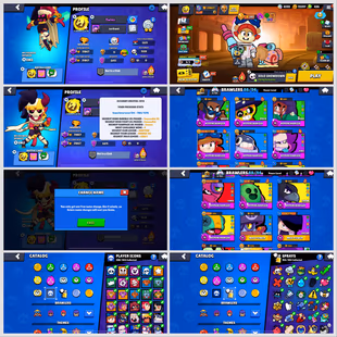 COMBO COC-BS-CR ✨ TH13-9.4k GEMS ✨ 31867 TROPHIES | 436 GEMS | 136 SKINS | 12 MAX BRAWLERS | FREE RENAME | 6K CUPS - Image 1