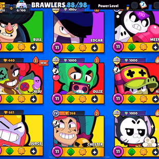 🔥TROPHIES 42720 💎 BRAWLERS 88 [] MAX BR 18 [] HYPER 9 [] SKINS 134 - Image 6