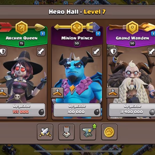 [RARE FULL MAX TH13 ACCOUNT] WASTELAND SCENERY | HEROES 75-75-50-50-25 | LEGENDARY ICE KING SKIN | 4 EPIC HERO EQUIPMENT - Image 7
