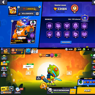 Trophy 53K [Brawler 100] Max 36 | Hypercharge 25 | Skins 250 | Profile icones 320 | Best-Deal - Image 4