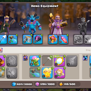 🚀EPIC MAX TH 12🚀EPIC EQUIPMENTS | HEROS LVL 65-65-40-40 | LOADED  MAGIC ITEMS | NC AT 500 GEMS |  - Image 8