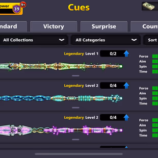 100- 300 MILLION | 9-12 LEGENDARY CUES | 8 Ball Pool | FACEBOOK LOGIN | Full Ownership | Ready to Play - Image 2