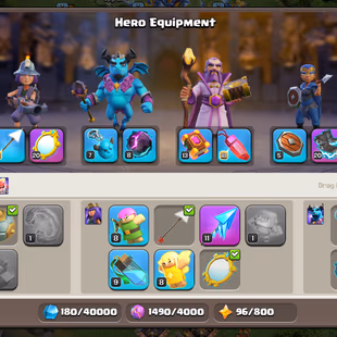 TH 18 ! 5 Epics ! TH 17 Max Walls ! Heroes K-93 AQ-96 MP-40 GW-56 RC-32 ! Namechange 500 ! TownHall Level 18 - Image 7