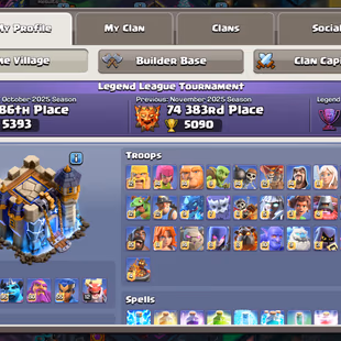 💙 FULL MAXED PROFILE💙TH-18 FULL MAX DEFENCE | 34/35 EQUIPMENT MAXED | 7X RARE SCENRY | 280 CWL MEDAL | DRAGON SKIN SET - Image 4