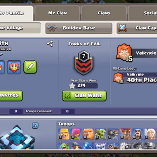 ||2Epic max ||Xp141 Th 13account|| Wall max|| 2heros max||6th builder unlock||10Epic equipment||Name change available||  - Image 3