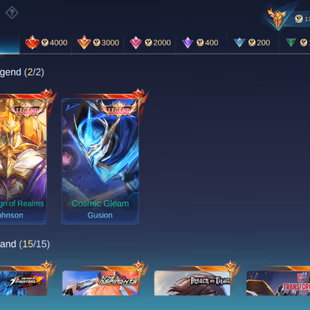 ANIME COLLECTION MEGA V || 2 LEGEND || 15 GRAND || 9 EXQUISITE || SKINS 492 || HIGHEST RANK GLORY 82 - Image 3