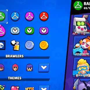45 MAXED BRAWLERS | 63K+ TROPHIES | 91 BRAWLERS UNLOCKED | 25 HYPERCHARGED BRAWLERS 220+ PREMIUM SKINS | SAFEST  - Image 8
