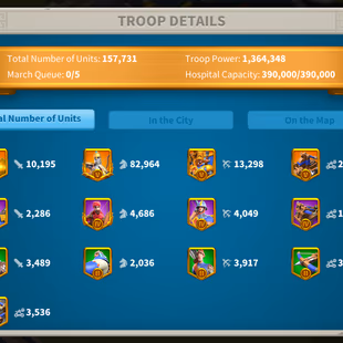 Alll Platform: 57M - Vip 17 - 20 Commanders - 34 Passport - 210 Gold Heads - 27k Gems - 1 Farm - 2 Skin Houses - Image 6