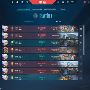 EU | PLATINUM RANK | MAIL CHANGEABLE VALORANT ACCOUNTS - Image 2