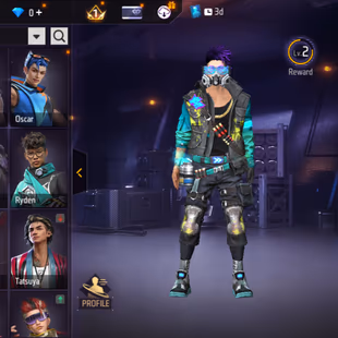 X242|Lvl 62|43 CHARACTER|41 BUNDLE SET|98 COSTUME|183 WEAPON(2 EVO+28 MYTHIC)|DESTINY XM8 LVL 2|BOOYAH DAY UMP LVL 3|ANE - Image 5