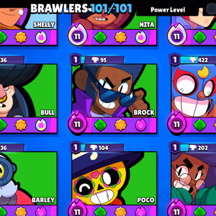111X PRESTIGE/METEORIC | 123K TROPHY - 425X SKINS | RAREST | 101/101 BRAWLER | 75X MAX | 75X HYPER | 3v3 WINS | BEST DEL - Image 6
