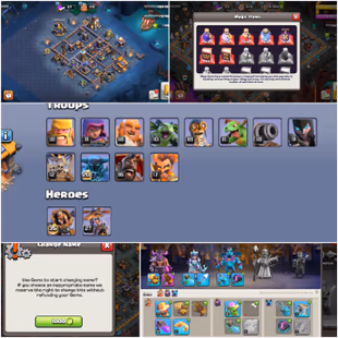 Rearrest 6 builder Unlocked -- Th10 Full Max -- Exp: 206 -- 1348 War Star -- Legend Profile -- Tiger and Shadow Scenery  - Image 4