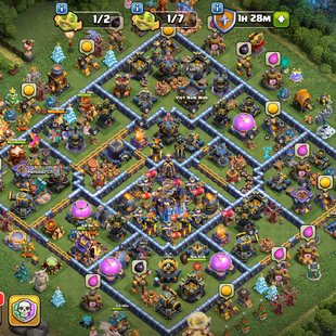 👉BEST OFFER👈TH 18 HIGH DEFENCE | 84/100/52/64/50/14 HEROS | NC-FREE | 14 HIGH EPIC EQUIPMENT | HELPER HUT 8/8/5 XP-206 - Image 2