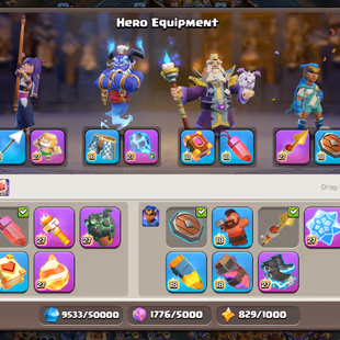 🔥RAREST GLOBAL RANK 4🔥USA LOCAL || ALL EPIC EQUIPMENT MAX [TH18] NEAR MAX || 5 HERO MAX || DEFENCE MAX ALMOST || - Image 7