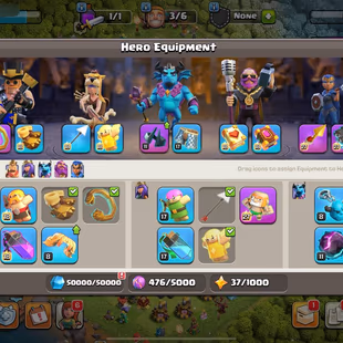 🔥3300 Stars war  Clash of Clans TH17 - Max Heroes🔥 - Full Access - Safe - Instant Delivery - Lifetime Warranty - Image 5