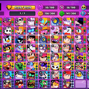 🌟MATCHERINO PIN🌟323 SKINS | 91.200 TROPHY | 100 BRAWLERS | 31 HYPERCHARGED | 58 MAXED BRAWLERS | 72 PRESTIGE - Image 4