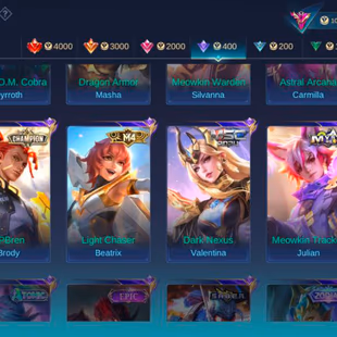 ML 364 legend Alucard Naruto suyou HXH Dyrotth aspirant Ruby Chang'e prime Claude Beratix LUCKYBOX 5 star 2 champion Br - Image 7